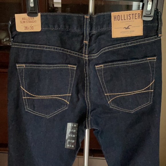 NWT Hollister Men Slim Straight W26 L30 - Picture 6 of 11
